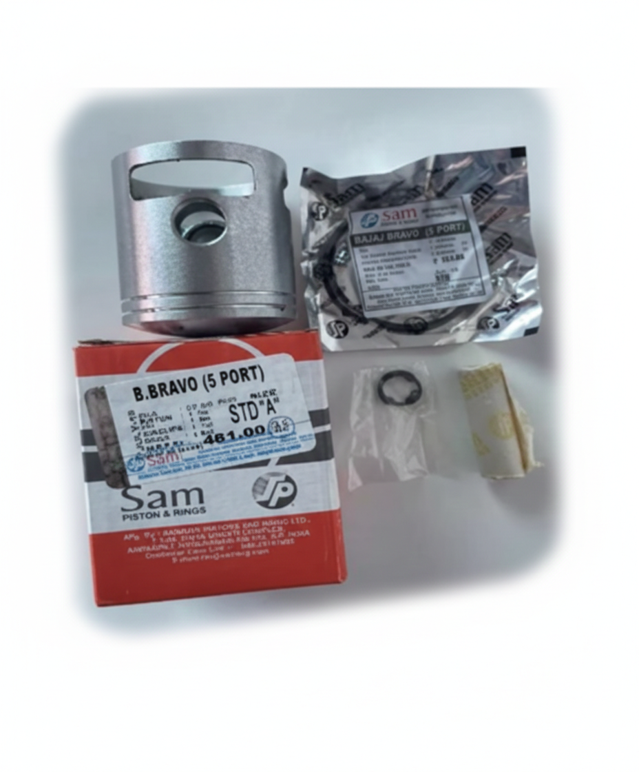 PISTON 5 PORT COMPLETO STD 2.5 PARA BAJAJ